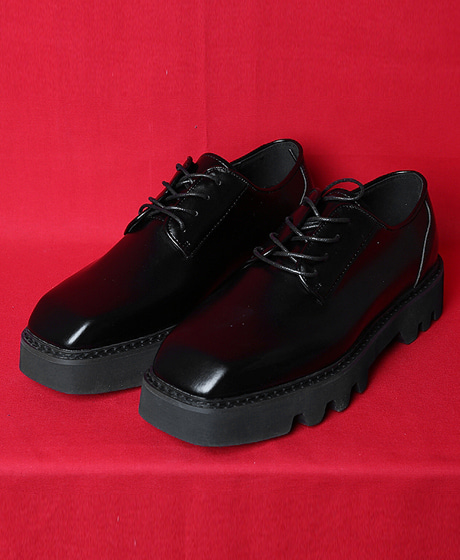 A-7239<br>COWHIDE DERBY SHOES<br>소가죽 더비 슈즈<br>Color : 1 color<br>Heel height : 4cm