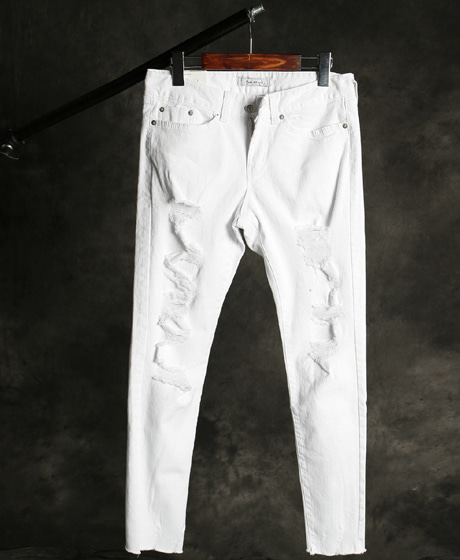 P-9137<br>데미지 워싱 데님 팬츠<br>Color : 2 color<br>Material : denim