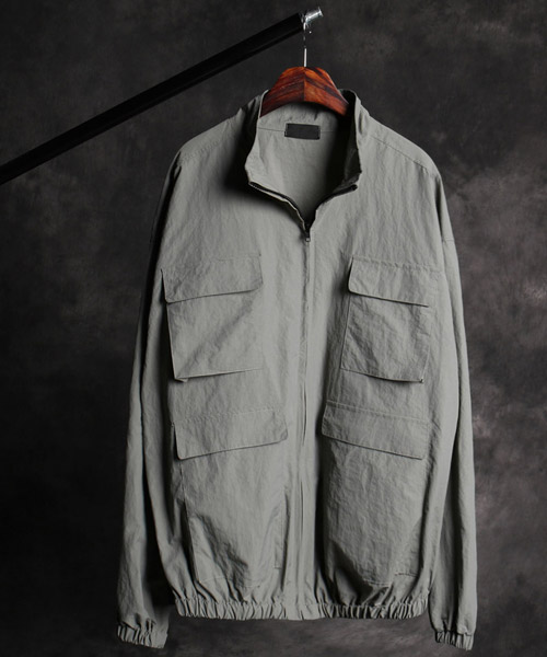 JK-11810<br>poket zip-up jacket