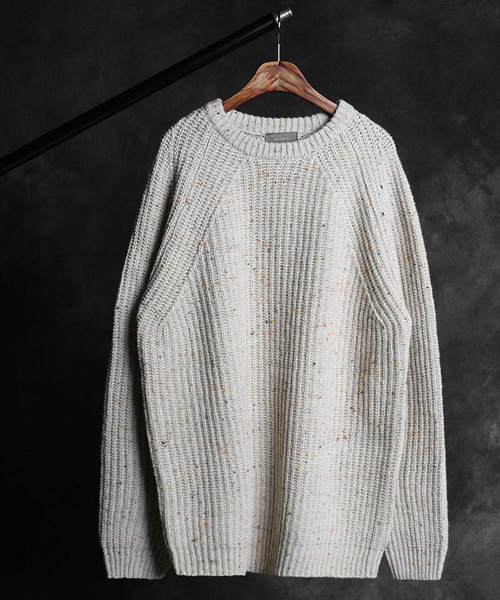 T-16741<br>lambswool color scheme knit