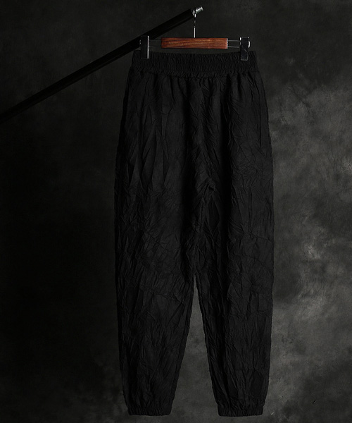 P-10661<br>wrinkle pattern banding pants