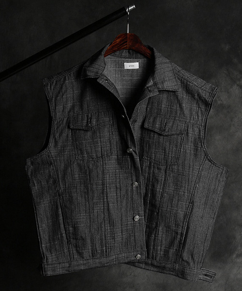 JK-15856<br>denim vest jacket