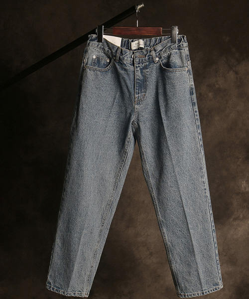 P-11604<br>vintage washing denim pants