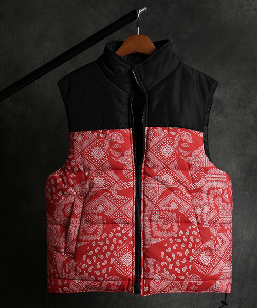 JK-18601<br>paisley pattern vest jacket