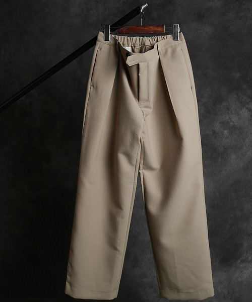 P-12573<br>banding wide slacks pants