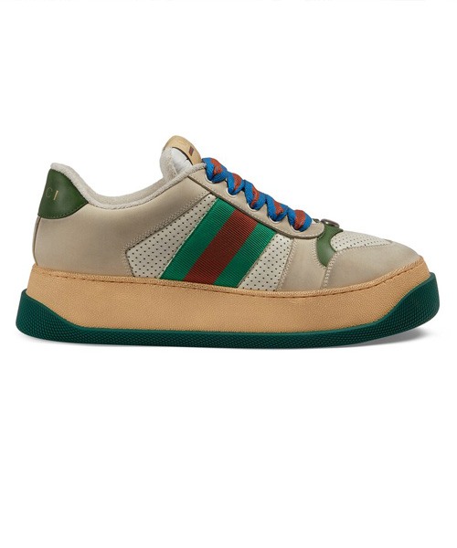 A-38406<br><b>GUCCI</b><br>스크리너 웹 플랫폼 스니커즈</b><br>[매장가-150만원대]