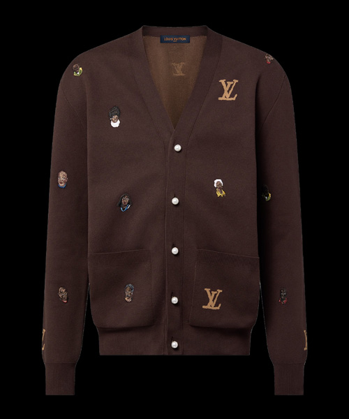 JK-22758<br><b>LOUIS VUITTON</b><br>자수 코튼 가디건</b><br>[매장가-500만원대]