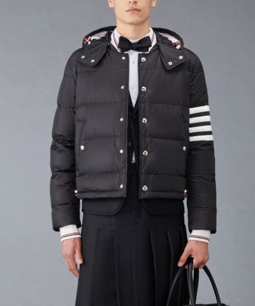 JK-22834<br><b>THOM BROWNE</b><br>다운필드 매트 나일론 보머 자켓</b><br>[매장가-370만원대]