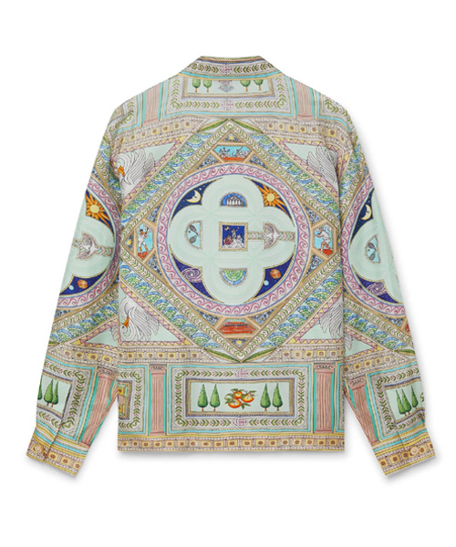 S-4868<br><b>CASA BLANCA</b><br>LE LABYRINTHE 실크 셔츠</b><br>[매장가-100만원대]