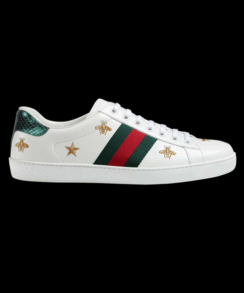 A-38550<br><b>GUCCI</b><br>에이스 벌 & 별 자수 스니커즈</b><br>[매장가-100만원대]
