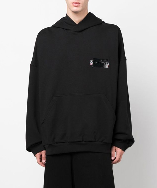T-29029<br><b>BALENCIAGA</b><br>로고 프린팅 후드</b><br>[매장가-200만원대]