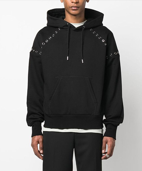 T-29005<br><b>ALEXANDER MCQUEEN</b><br>아일렛 장식 후드</b><br>[매장가-150만원대]