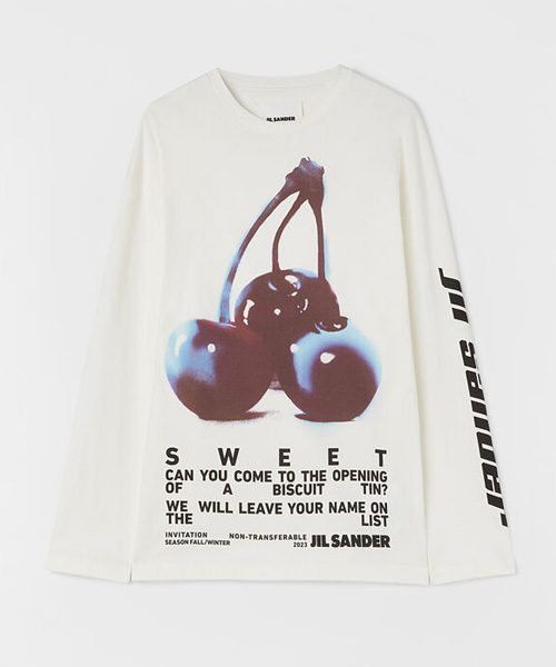 T-29010<br><b>JIL SANDER</b><br>오프 화이트 프린팅 티셔츠</b><br>[매장가-60만원대]