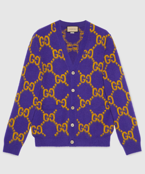 JK-22787<br><b>GUCCI</b><br>GG 인타르시아 울 가디건</b><br>[매장가-340만원대]