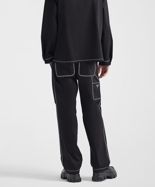 P-15251<br><b>PRADA</b><br>스트레치 코튼 팬츠</b><br>[매장가-170만원대]