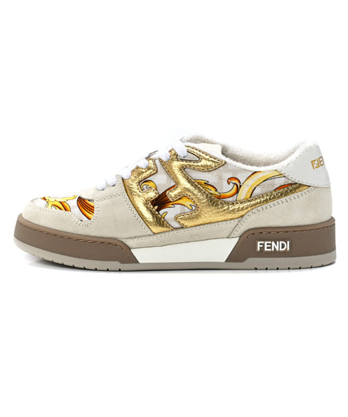 A-38441<br><b>FENDI x VERSACE</b><br>스웨이드 매치 로우탑 스니커즈</b><br>[매장가-100만원대]