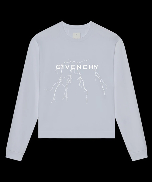 T-29033<br><b>GIVENCHY</b><br>리플렉티브 그래픽 스퀘어 핏 티셔츠</b><br>[매장가-100만원대]