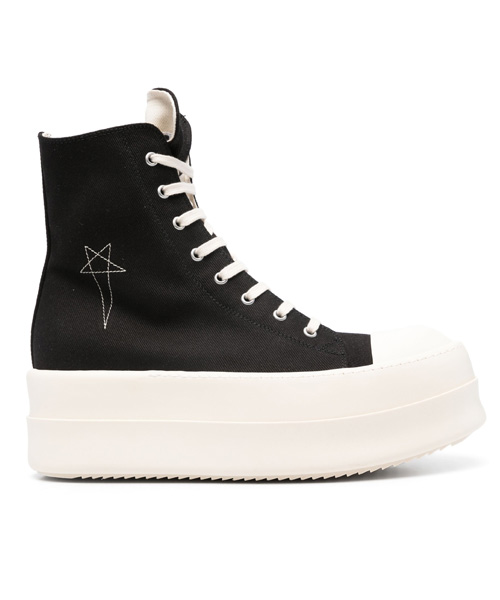 A-38559<br><b>RICK OWENS</b><br>릭오웬스 아일렛 디테일 콘트라스트 토캡 스니커즈</b><br>[매장가-200만원대]