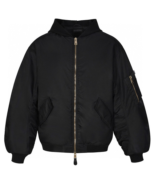 JK-22809<br><b>BALENCIAGA</b><br>MA-1 후드 집업 블루종</b><br>[매장가-500만원대]