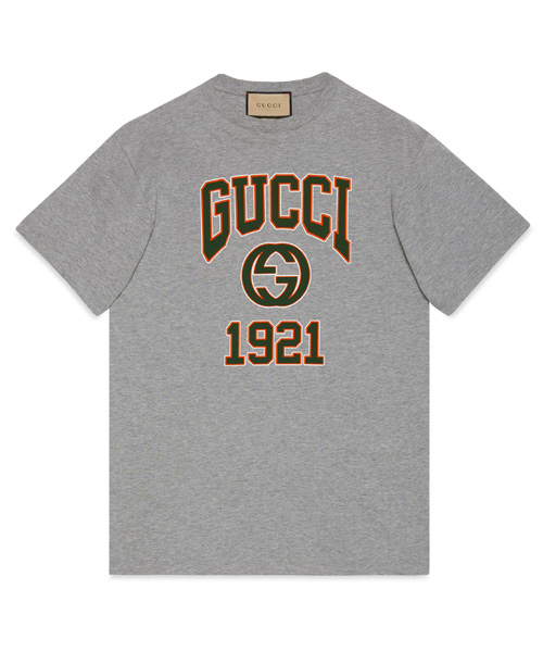 T-29074<br><b>GUCCI</b><br>니트 코튼 로고 티셔츠</b><br>[매장가-80만원대]