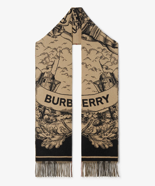 A-38627<br><b>BURBERRY</b><br>캐시미어 리버서블 스카프</b><br>[매장가-140만원대]