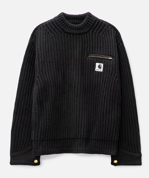 T-29089<br><b>SACAI x CARHARTT WIP</b><br>니트 풀오버 디트로이트</b><br>[매장가-130만원대]
