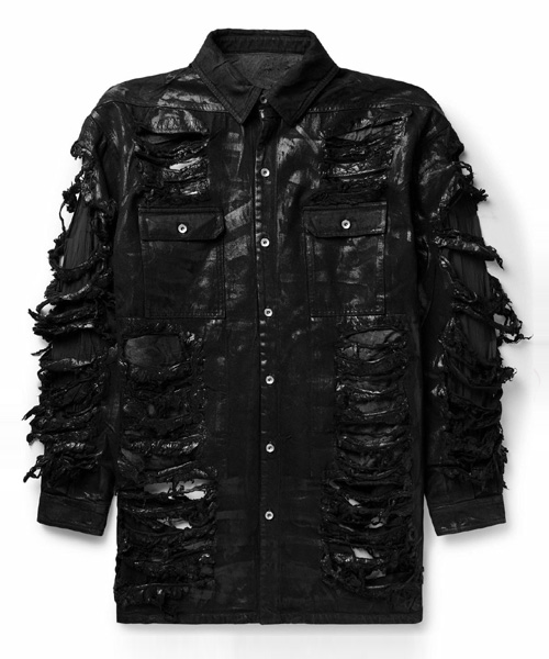 JK-22822<br><b>RICK OWENS</b><br>디스트로이드 코팅 데님 자켓</b><br>[매장가-300만원대]