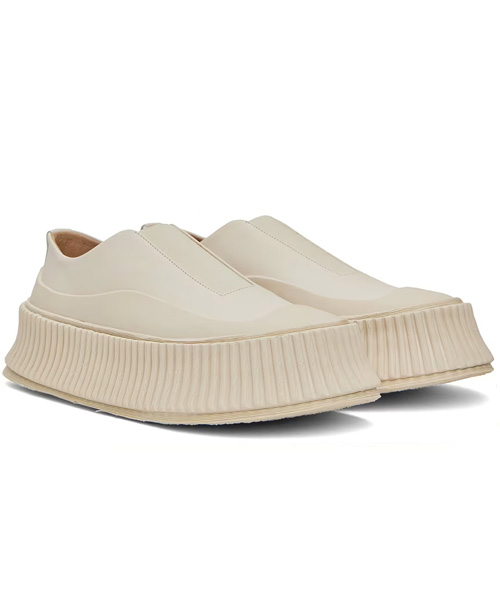 A-38352<br><b>JIL SANDER</b><br>오프 화이트 플랫폼 스니커즈</b><br>[매장가-70만원대]