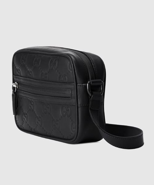 A-38529<br><b>GUCCI</b><br>GG 러버 효과 미니 숄더백</b><br>[매장가-180만원대]