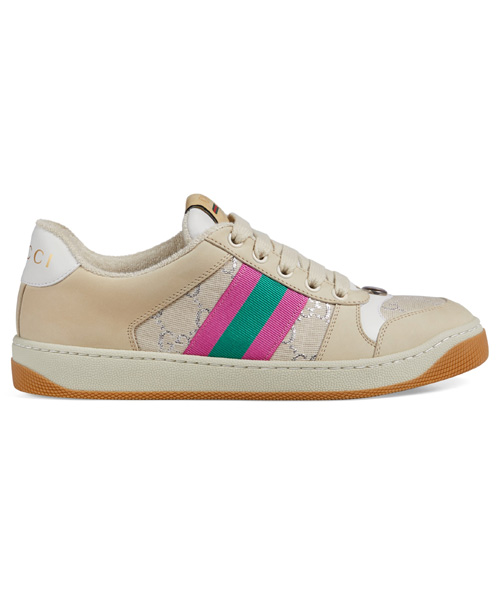 A-38411<br><b>GUCCI</b><br>스크리너 웹 플랫폼 스니커즈</b><br>[매장가-140만원대]