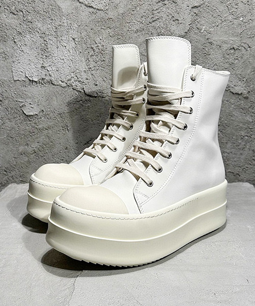 A-38560<br><b>RICK OWENS</b><br>릭오웬스 레더 하이탑 스니커즈</b><br>[매장가-200만원대]