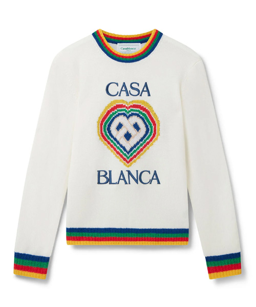 T-29017<br><b>CASA BLANCA</b><br>하트 부클레 스웨터</b><br>[매장가-100만원대]