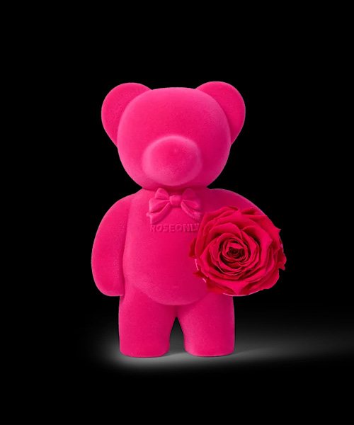 A-38717<br><b>ROSEONLY</b><br>로즈 레드 HEART BEAR</b><br>[매장가-50만원대]