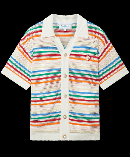 S-4911<br><b>CASA BLANCA</b><br>레인보우 니트 셔츠</b><br>[매장가-60만원대]