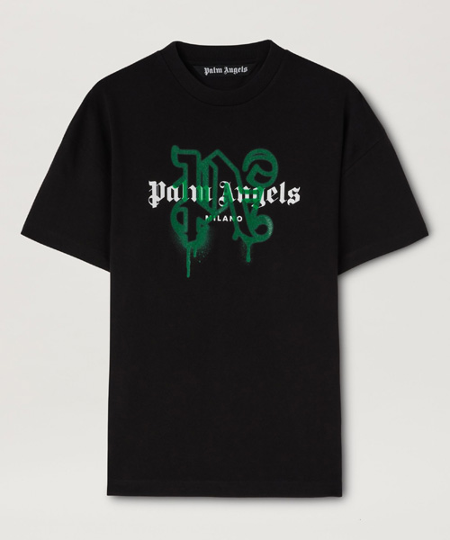 T-29221<br><b>PALM ANGELS</b><br>모노그램 스프레이 티셔츠</b><br>[매장가-40만원대]
