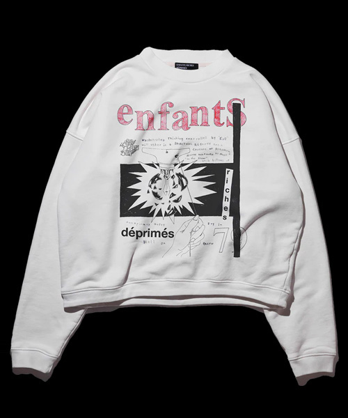 T-29182<br><b>ENFANTS RICHES DÉPRIMÉS</b><br>SUBGENIUS RADIO CREWNECK 스웨터셔츠</b><br>[매장가-100만원대]