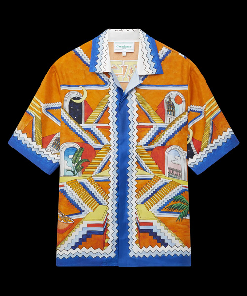 S-4894<br><b>CASA BLANCA</b><br>EXCALIER INFINI 실크 셔츠</b><br>[매장가-100만원대]