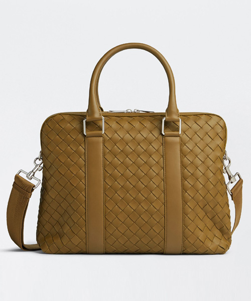 A-38783<br><b>BOTTEGA VENETA</b><br>인트레치아토 가죽 브리프케이스</b><br>[매장가-500만원대]