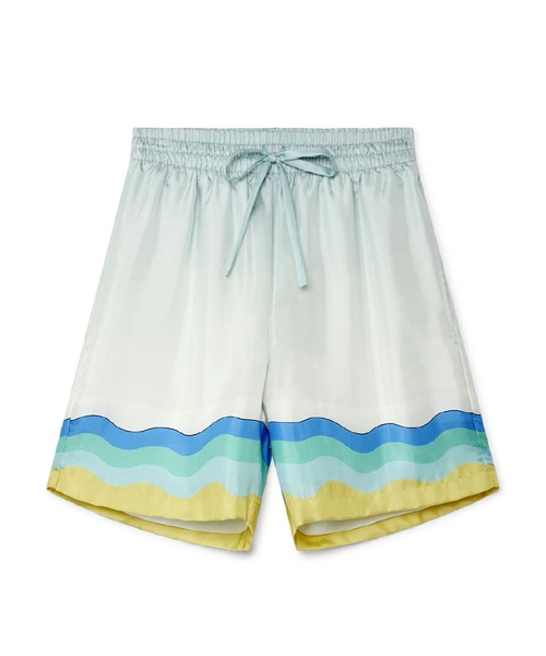 P-15288<br><b>CASA BLANCA</b><br>MEMPHIS 아이콘 실크 팬츠</b><br>[매장가-100만원대]