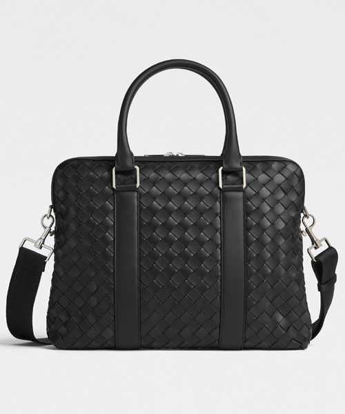A-38786<br><b>BOTTEGA VENETA</b><br>인트레치아토 가죽 브리프케이스</b><br>[매장가-500만원대]