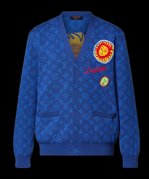 JK-22872<br><b>LOUIS VUITTON</b><br>LV x YK 모노그램 페이스 니트 가디건</b><br>[매장가-230만원대]