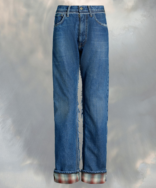 P-15328<br><b>MAISON MARGIELA</b><br>PENDLETON 체크 울 데님 팬츠</b><br>[매장가-230만원대]