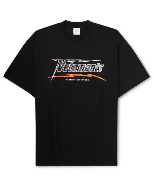 T-29235<br><b>VETEMENTS</b><br>로고 프린팅 코튼 티셔츠</b><br>[매장가-100만원대]