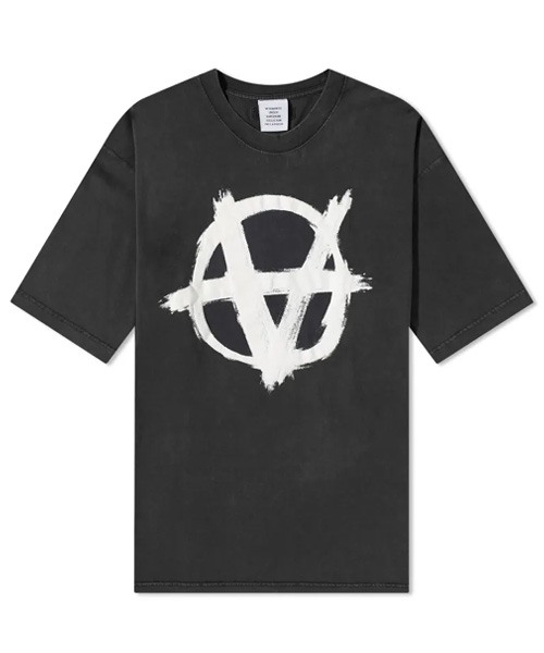 T-29236<br><b>VETEMENTS</b><br>아나키 로고 티셔츠</b><br>[매장가-100만원대]