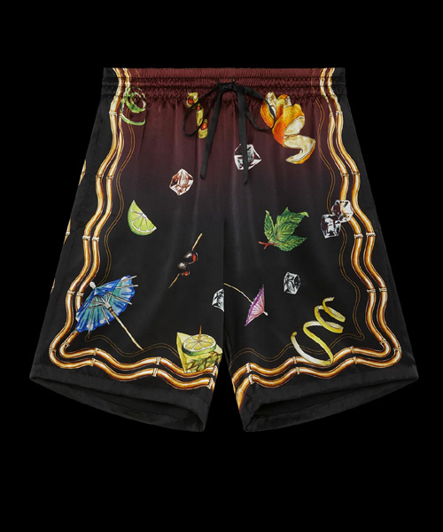 P-15297<br><b>CASA BLANCA</b><br>CASA CLUB SUNSET 실크 쇼츠</b><br>[매장가-80만원대]