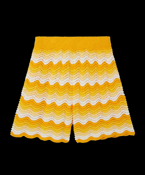 P-15292<br><b>CASA BLANCA</b><br>WAVY GRADIENT CROCHET 니트 팬츠</b><br>[매장가-100만원대]