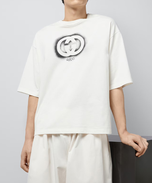 T-29248<br><b>GUCCI</b><br>GG 로고 프린팅 코튼 티셔츠</b><br>[매장가-70만원대]