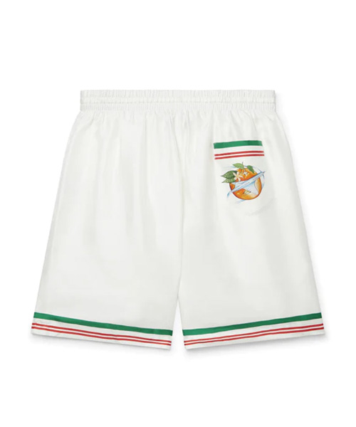 P-15283<br><b>CASA BLANCA</b><br>ORBITE AUTOUR DE L`ORANGE 실크 팬츠</b><br>[매장가-100만원대]