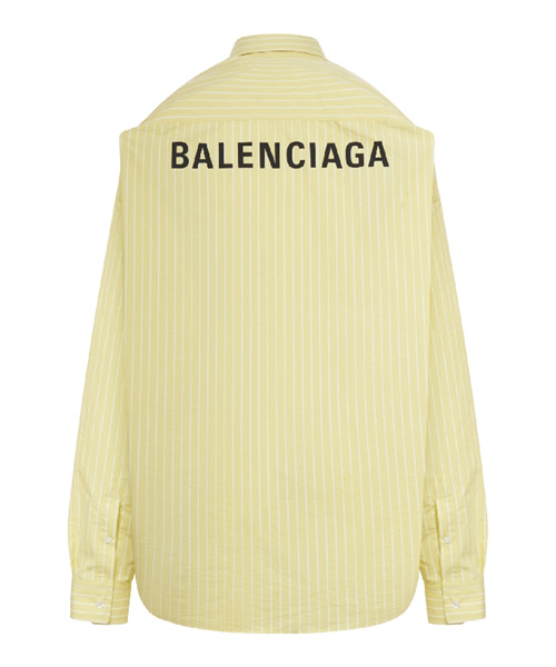 S-4946<br><b>BALENCIAGA</b><br>스트라이프 로고 셔츠</b><br>[매장가-150만원대]