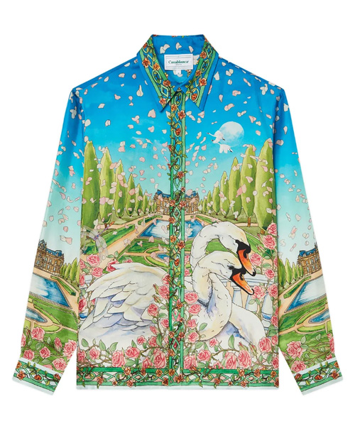 S-4888<br><b>CASA BLANCA</b><br>L`AMOUR EN FLEUR 실크 셔츠</b><br>[매장가-100만원대]